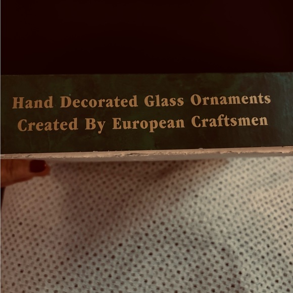 8 Vintage Commodore Christmas Classics Glass Glitter Ornaments Romania - Picture 4 of 5